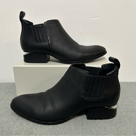 Alexander Wang Leather Kori Ankle Boots - Picture 2 of 15
